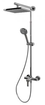 Schulte Duschsystem DuschMaster Rain D9621 Kunststoff-Kopfbrause 25x25 cm