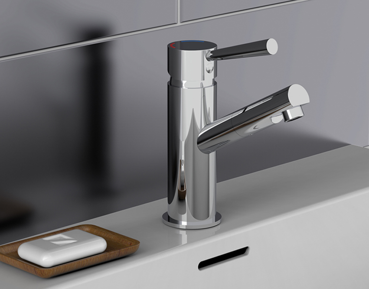 Niederdruck Einhand Waschtischarmatur hoher Auslauf chromoptik