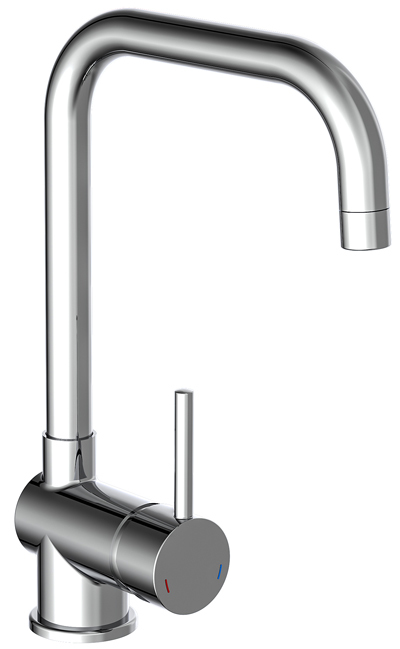 Einhand Spültischarmatur hoher Auslauf 3 Farben